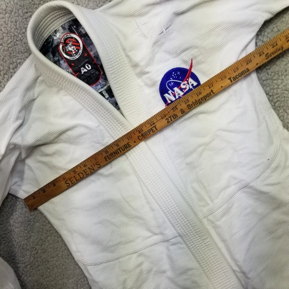 Jiu jitsu Gi Sanabul NASA A0 RARE White Space MMA TOP ONLY SEE DESC